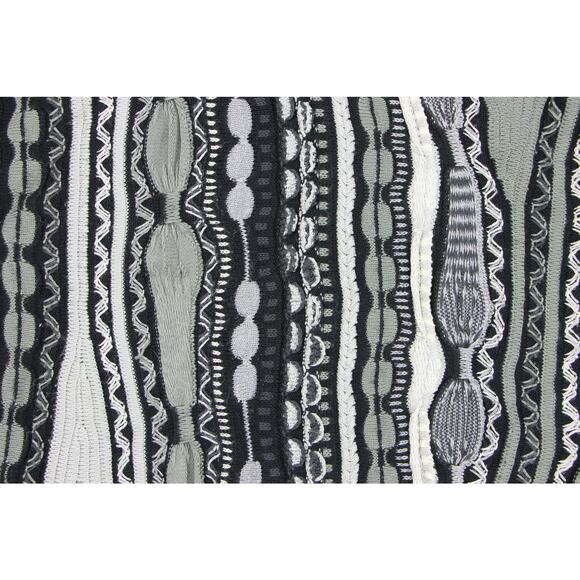 Protege Mercerized 3D Knit Hip Hop Kanye Biggie Cosby Coogi Style Sweater - Picture 4 of 4